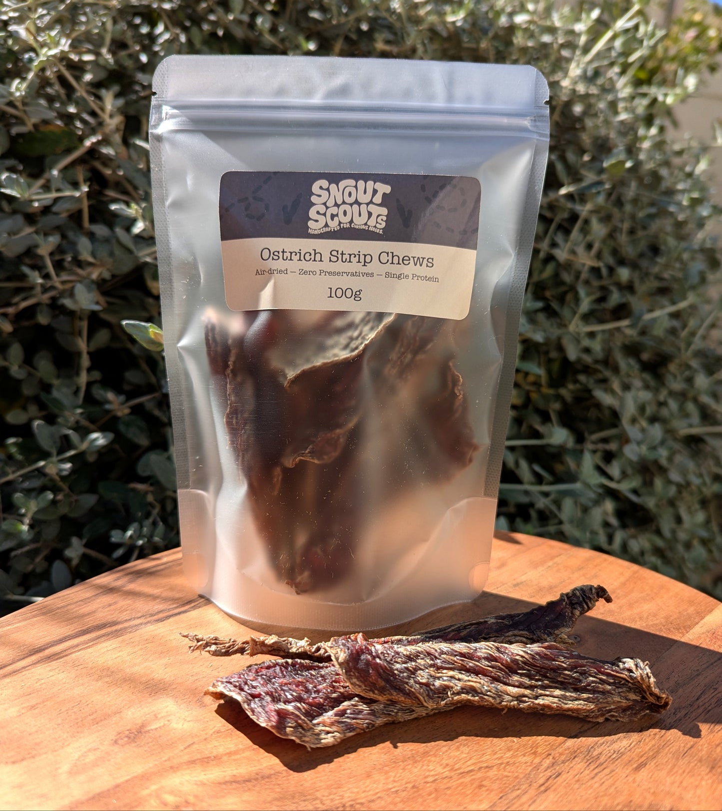 Ostrich Strip Chews