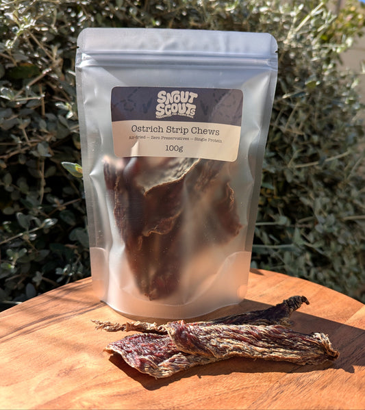Ostrich Strip Chews